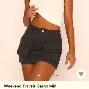 Cargo Mini Skirt Green/Khaki - Size small